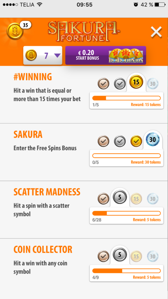 Quickspin Achievement toiminto on sama kuin Quickspin Saavutukset toiminto. Se antaa sinulle palkintoja eri pelien välillä. Lue toiminnosta.