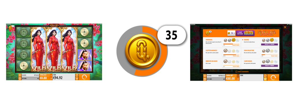 Quickspin Achievement toiminto on sama kuin Quickspin Saavutukset toiminto. Se antaa sinulle palkintoja eri pelien välillä. Lue toiminnosta.