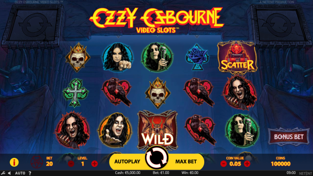 Arvostelussa Ozzy Osbourne Video Slots. Kukaan ei voi olla tuntematta Ozzy Osbornea, joka aloitti uransa Black Sabbathissa