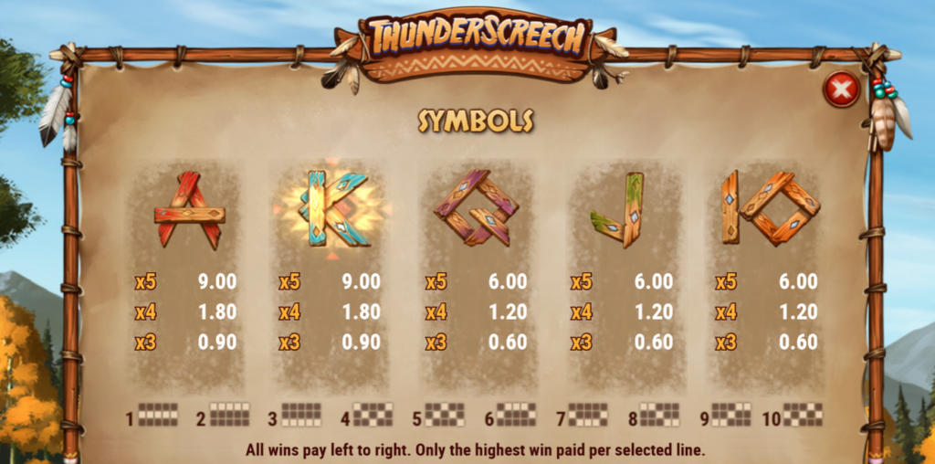 Tällä kertaa esittelyssä Thunder Screech-kolikkopeli. Lue arvostelumme ja etsi sivuiltamme kasino jolla pelata tätä upeata peliä.